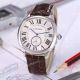 Fake Cartier Drive De Watch Stainless Steel White Roman Dial (2)_th.jpg